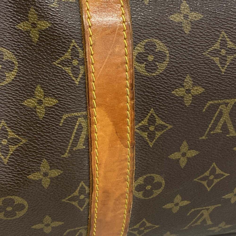 LOUIS VUITTON Authentic Brown Monogram Keepall 45 Boston Bag - Picture 13 of 14